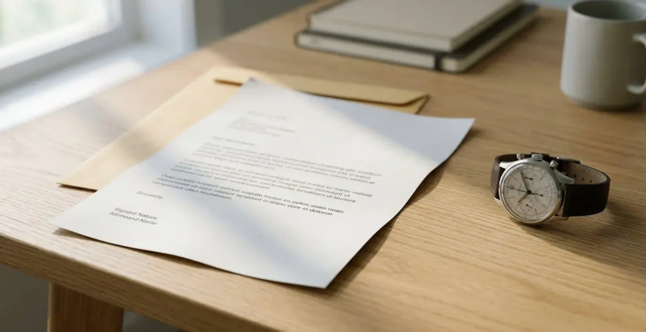 Document de mise en demeure avec un chronomètre symbolisant l'urgence du délai de 30 jours avant la radiation définitive