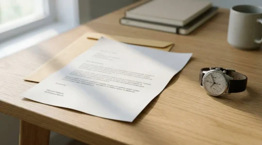 Document de mise en demeure avec un chronomètre symbolisant l'urgence du délai de 30 jours avant la radiation définitive