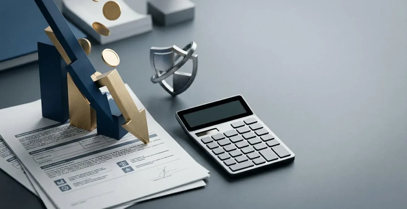 Stratégie de réduction des cotisations d'assurance automobile avec documents et calculatrice